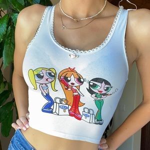O-mighty power puff girls top